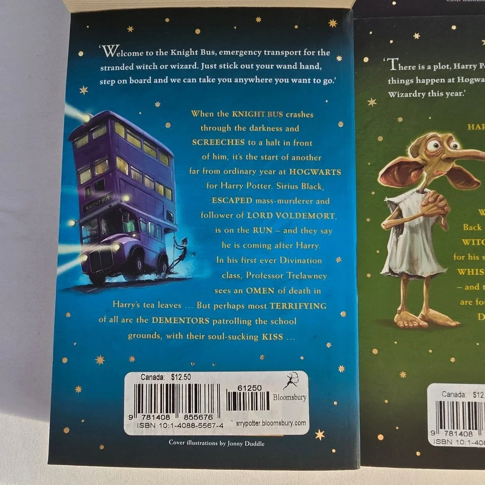 🆕️ NWOT - J K Rowling Harry Potter Books 1, 2, 3 and‎ 5 Paperback Set - Picture 7 of 14